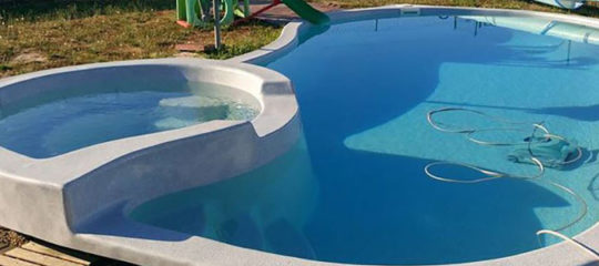 Piscine en coque