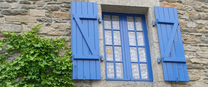 volets en bois